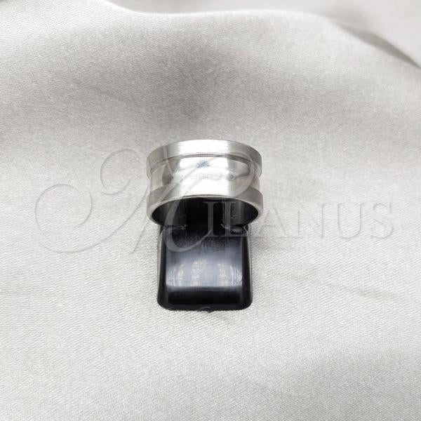 Stainless Steel Mens Ring, Brushed Finish, Steel Finish, 01.63.0726.07