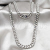 Stainless Steel Basic Necklace, Polished, Steel Finish, 04.63.1426.30