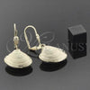 Oro Laminado Dangle Earring, Gold Filled Style Golden Finish, 5.068.018