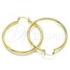 Oro Laminado Large Hoop, Gold Filled Style Polished, Golden Finish, 5.134.021.45
