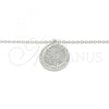 Sterling Silver Pendant Necklace, with White Cubic Zirconia, Polished, Rhodium Finish, 04.336.0209.16