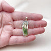 Oro Laminado Religious Pendant, Gold Filled Style San Judas Design, Polished, Tricolor, 05.210.0014