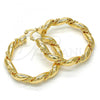 Oro Laminado Medium Hoop, Gold Filled Style Polished, Golden Finish, 02.170.0215.40