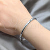 Sterling Silver Individual Bangle, Polished, Silver Finish, 07.409.0014.05