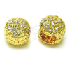 Oro Laminado Huggie Hoop, Gold Filled Style Polished, Golden Finish, 02.195.0293.14