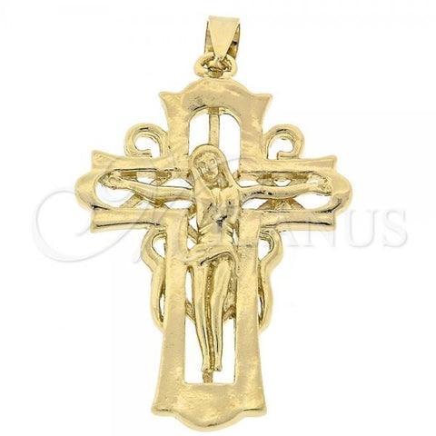 Oro Laminado Religious Pendant, Gold Filled Style Golden Finish, 5.189.022