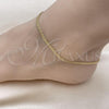 Oro Laminado Basic Anklet, Gold Filled Style Bismark Design, Polished, Golden Finish, 04.213.0262.10