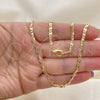 Oro Laminado Basic Necklace, Gold Filled Style Polished, Golden Finish, 04.213.0083.24