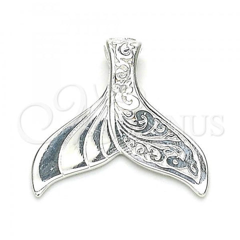 Sterling Silver Fancy Pendant, Polished,, 05.398.0031