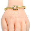 Oro Laminado Individual Bangle, Gold Filled Style Polished, Golden Finish, 07.192.0010.06 (14 MM Thickness, Size 6 - 2.75 Diameter)