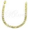 Oro Laminado Basic Bracelet, Gold Filled Style Mariner Design, Polished, Golden Finish, 5.222.025.07