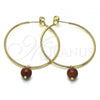 Oro Laminado Medium Hoop, Gold Filled Style Polished, Golden Finish, 02.63.2744.40