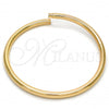 Oro Laminado Individual Bangle, Gold Filled Style Hollow Design, Polished, Golden Finish, 07.170.0001.07 (05 MM Thickness, Size 7 - 3.00 Diameter)