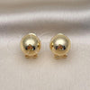 Oro Laminado Leverback Earring, Gold Filled Style Polished, Golden Finish, 02.163.0075