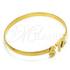 Oro Laminado Individual Bangle, Gold Filled Style Polished, Golden Finish, 07.185.0016.05 (05 MM Thickness, Size 5 - 2.50 Diameter)