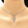 Sterling Silver Fancy Pendant, Seahorse Design, Polished,, 05.398.0059