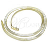 Oro Laminado Basic Necklace, Gold Filled Style Herringbone Design, Polished, Golden Finish, 04.213.0174.16