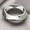 Rhodium Plated Individual Bangle, Polished, Rhodium Finish, 07.215.0018.1.05