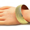 Oro Laminado Individual Bangle, Gold Filled Style Matte Finish, Golden Finish, 07.101.0025