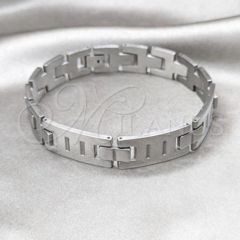 Stainless Steel Solid Bracelet, Polished, Steel Finish, 03.63.22938.09