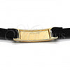 Oro Laminado Fancy Necklace, Gold Filled Style Choker Design, Polished, Golden Finish, 04.215.0001.13
