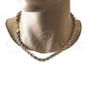 Oro Laminado Basic Necklace, Gold Filled Style Rope Design, Polished, Golden Finish, 04.213.0207.20