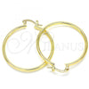 Oro Laminado Medium Hoop, Gold Filled Style Polished, Golden Finish, 5.134.010.30