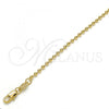 Oro Laminado Basic Necklace, Gold Filled Style Ball Design, Polished, Golden Finish, 04.65.0152.30