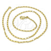 Oro Laminado Basic Necklace, Gold Filled Style Polished, Golden Finish, 04.213.0004.18