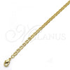 Oro Laminado Basic Necklace, Gold Filled Style Mariner Design, Polished, Golden Finish, 04.213.0107.20