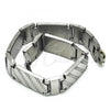 Stainless Steel Solid Bracelet, Polished, Steel Finish, 03.114.0330.08