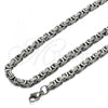 Stainless Steel Necklace and Bracelet, Polished, Steel Finish, 06.363.0008