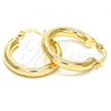 Oro Laminado Small Hoop, Gold Filled Style Polished, Golden Finish, 5.136.006.25