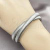 Stainless Steel Fancy Bracelet, Polished, Steel Finish, 03.341.2288.08
