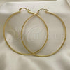 Oro Laminado Extra Large Hoop, Gold Filled Style Polished, Golden Finish, 5.134.001.80