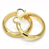 Oro Laminado Medium Hoop, Gold Filled Style Polished, Golden Finish, 02.261.0050.40