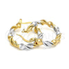 Oro Laminado Small Hoop, Gold Filled Style Polished, Two Tone, 02.170.0091.25