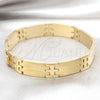 Stainless Steel Solid Bracelet, Polished, Golden Finish, 03.63.22942.09