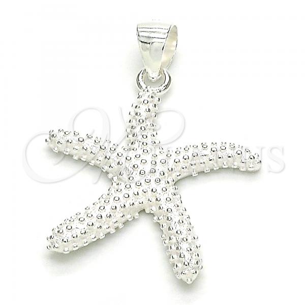 Sterling Silver Fancy Pendant, Polished,, 05.398.0058