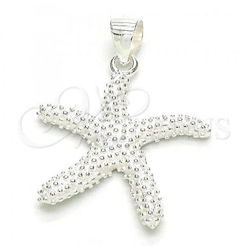 Sterling Silver Fancy Pendant, Polished,, 05.398.0058