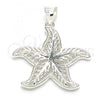 Sterling Silver Fancy Pendant, Polished,, 05.398.0052