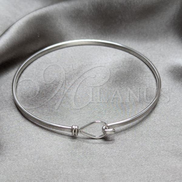 Sterling Silver Individual Bangle, Polished, Silver Finish, 07.393.0002.05