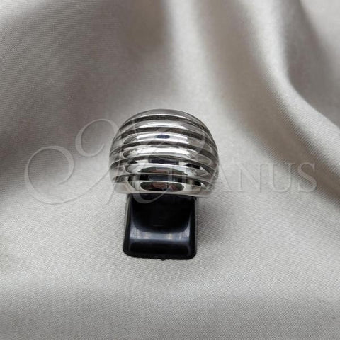 Stainless Steel Elegant Ring, Polished, Steel Finish, 01.63.0625.06