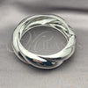 Rhodium Plated Individual Bangle, Polished, Rhodium Finish, 07.307.0027.1.04