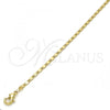 Oro Laminado Basic Necklace, Gold Filled Style Polished, Golden Finish, 04.213.0004.18