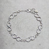 Sterling Silver Basic Bracelet, Infinite Design, Polished, Silver Finish, 03.392.0034.07