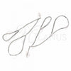 Sterling Silver Long Earring, Teardrop Design, Polished, Rhodium Finish, 02.285.0102