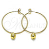 Oro Laminado Medium Hoop, Gold Filled Style Polished, Golden Finish, 02.63.2744.2.40