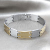 Stainless Steel Fancy Bracelet, Polished, Two Tone, 03.63.22910.09