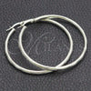 Sterling Silver Large Hoop, Diamond Cutting Finish, Silver Finish, 02.389.0182.50